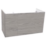 ACF L419WG 39 Inch Wall Mount Grey Walnut Bathroom Vanity Cabinet